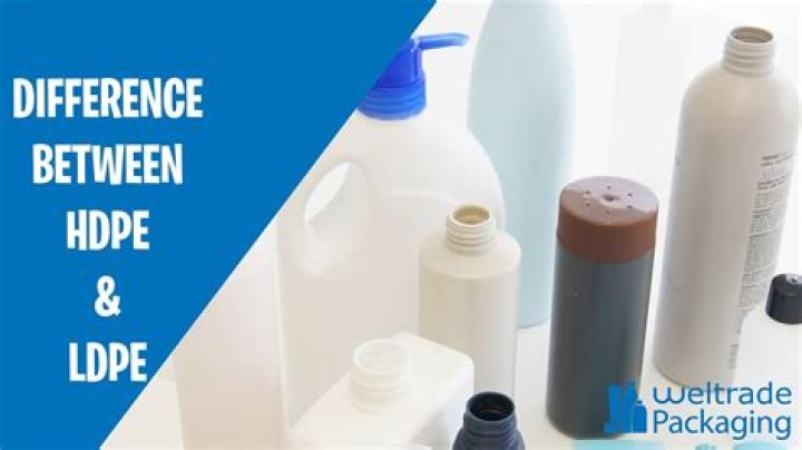 What is difference between HDPE and LDPE?