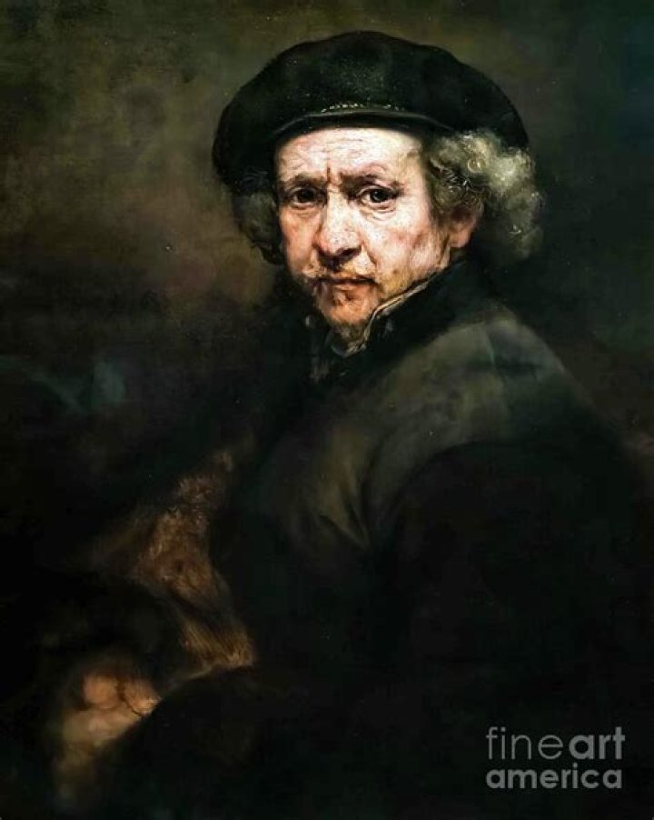 What was the purpose of the self portrait created by Rembrandt van Rijn?